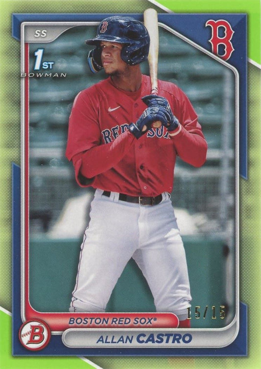 2024 Bowman Allan Castro 1st Bowman Light Green #15/15 #BP-14