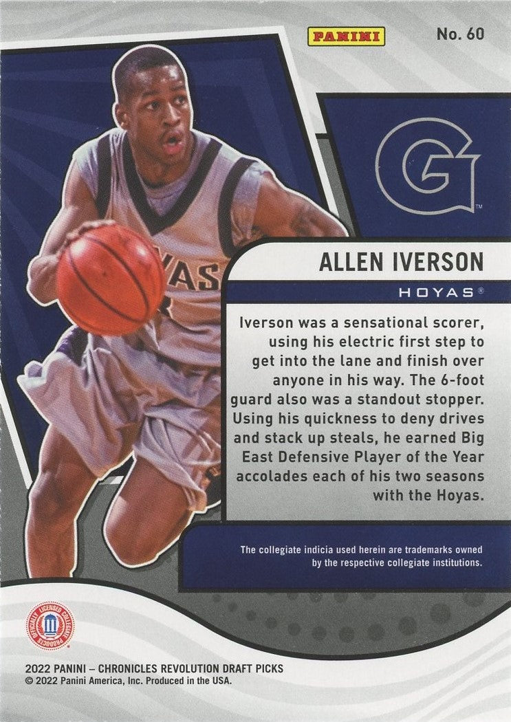 2022-23 Chronicles Allen Iverson Revolution Draft Picks #60