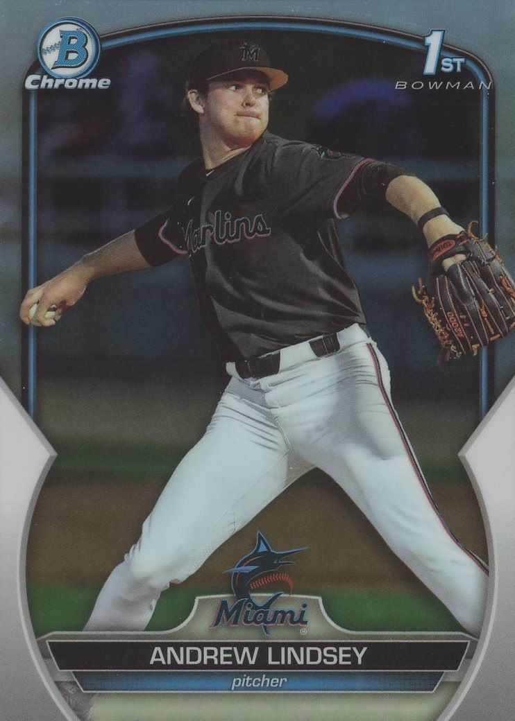 2023 Bowman Draft Chrome Andrew Lindsey 1st Bowman Refractor #BDC-18