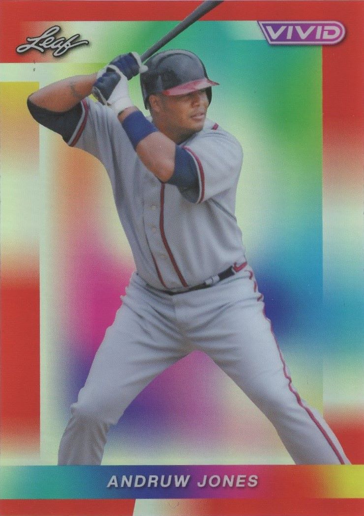 Andruw Jones 2023 Leaf Vivid Baseball #1/8 #4