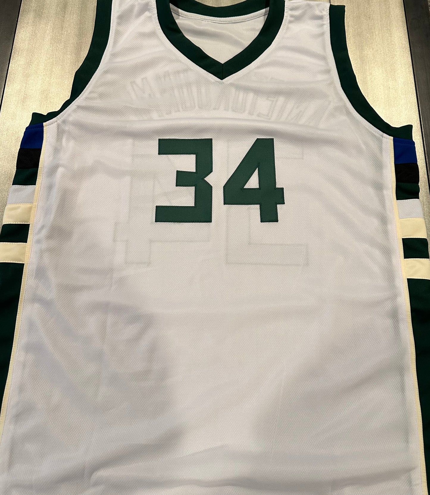 Giannis Antetokounmpo AutographedJersey Milwaukee Bucks JSA COA