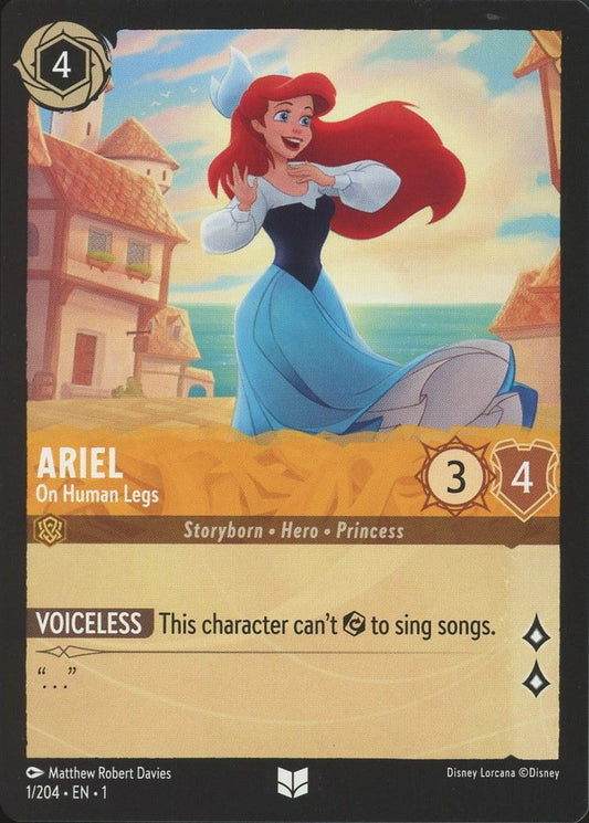 Disney Lorcana: The First Chapter Ariel On Human Legs Uncommon #1