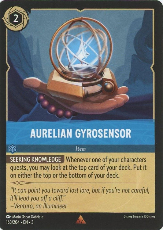 Disney lorcana Into the Inklands Aurelian Gyrosensor Rare #163