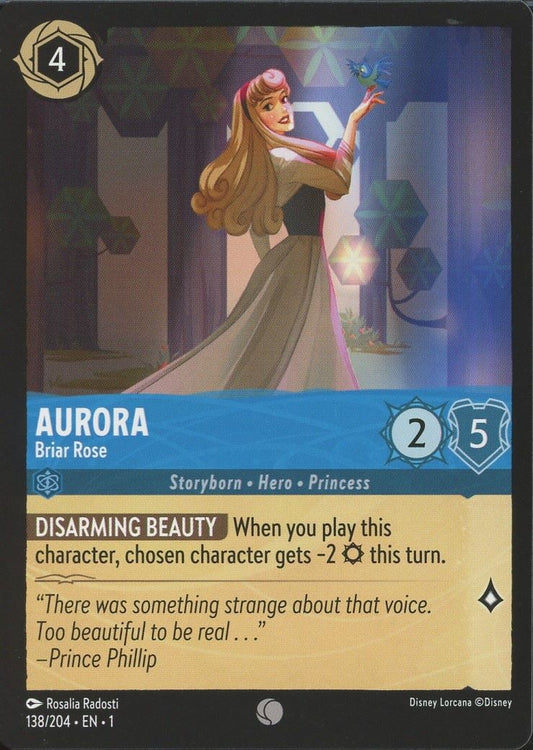 Disney Lorcana: The First Chapter Aurora Briar Rose Common #138