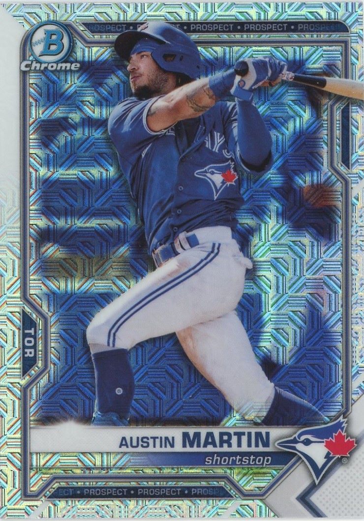 2021 Bowman Chrome Austin Martin Mojo Refractor #BCP-245