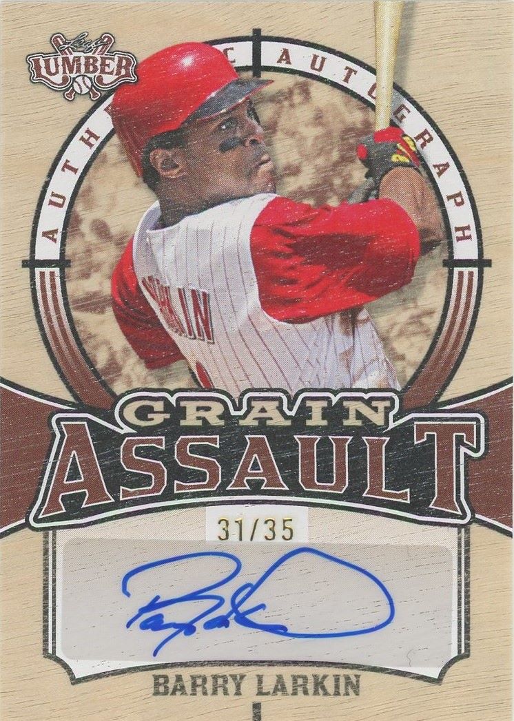 2024 Leaf Lumber Barry Larkin Grain Assault Auto #31/35 #GA-BL1