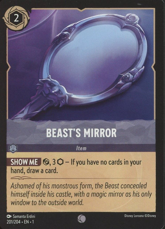 Disney Lorcana: The First Chapter Beast's Mirror Common #201