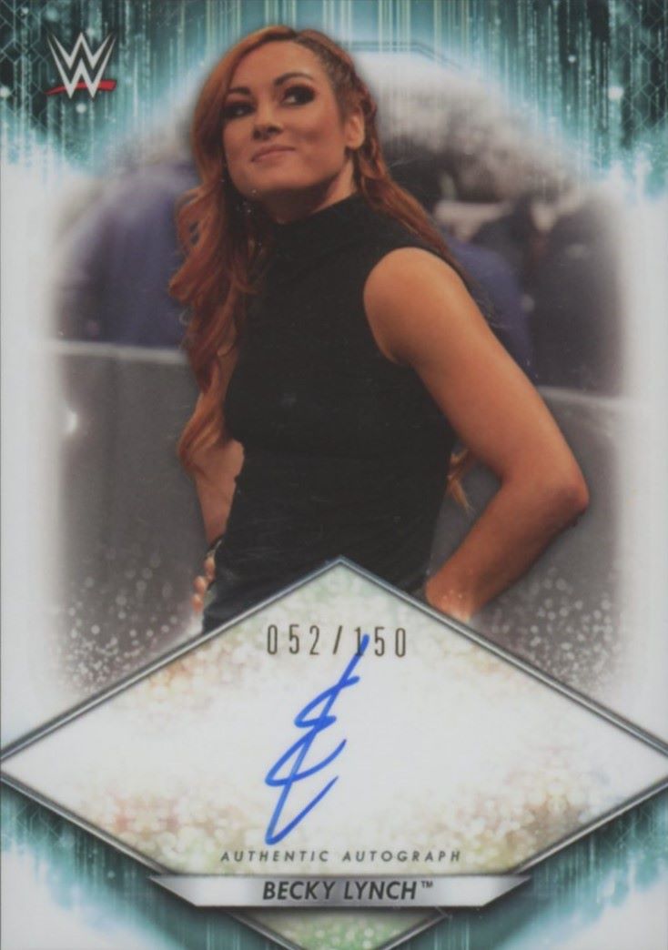 2021 Topps WWE Becky Lynch Women Division Auto #52/150 #A-BE