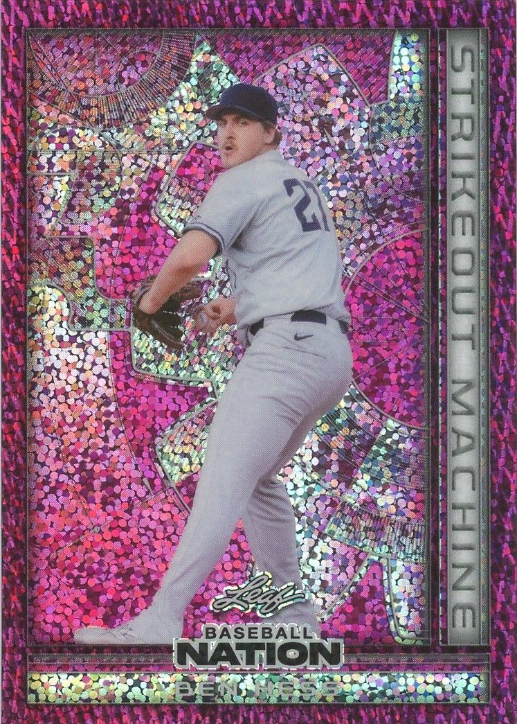 Ben Hess 2025 Leaf Baseball Nation Pink Sparkle #4/6 #SMB-3