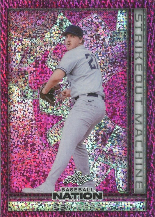 Ben Hess 2025 Leaf Baseball Nation Pink Sparkle #4/6 #SMB-3