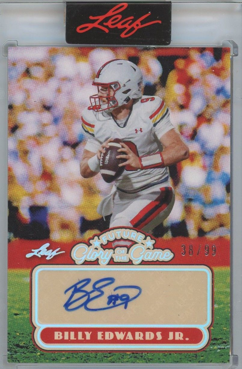 2025 Glory Of The Game Glory Billy Edwards Jr. Future Auto #38/99 #FG-BEJ