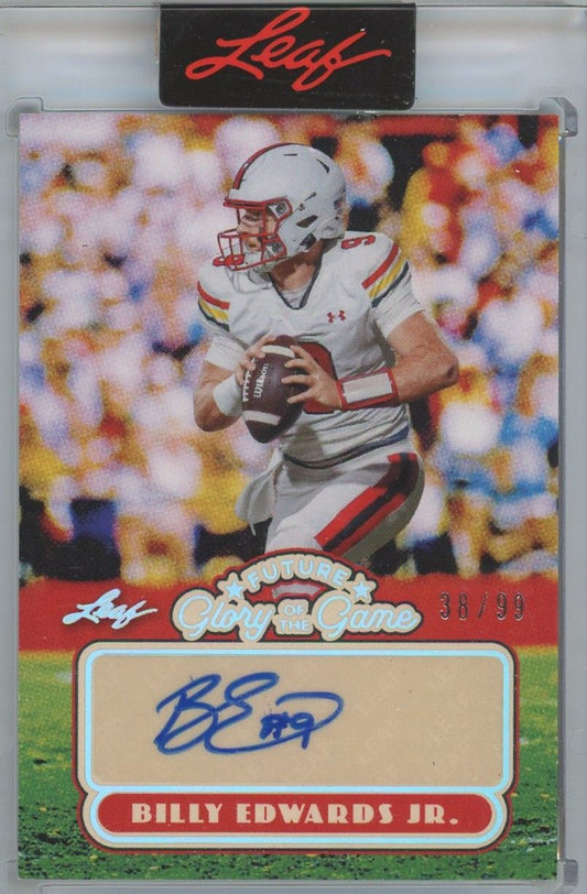 2025 Glory Of The Game Glory Billy Edwards Jr. Future Auto #38/99 #FG-BEJ