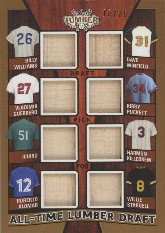 2024 Leaf Lumber Winfield Guerrero Puckett Ichiro Killebrew Stargell #/25 #ALD-14