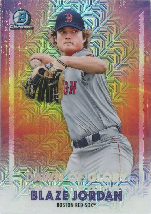 2021 Bowman Chrome  Blaze Jordan Dawn of Glory Mojo Refractor #DG-20