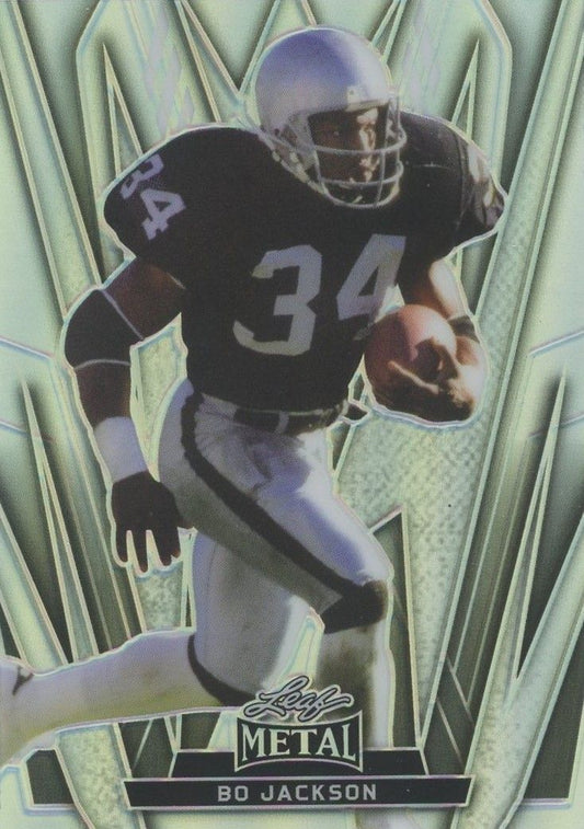Bo Jackson 2024 Leaf Metal Football #10