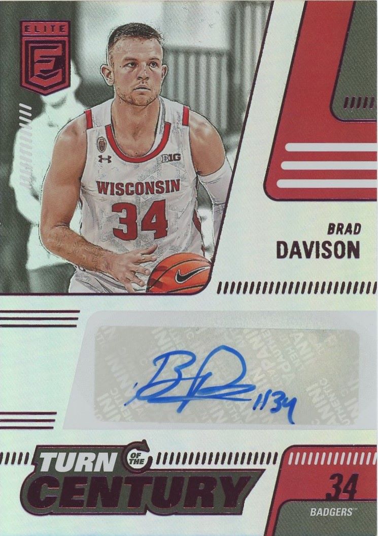 2022 Panini Chronicles Brad Davison Turn Of The Century Auto #TTC-BDA