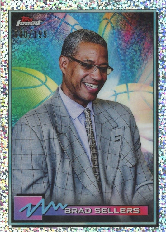 2021 Topps Finest Brad Sellers Speckle Refractor #/199 #36