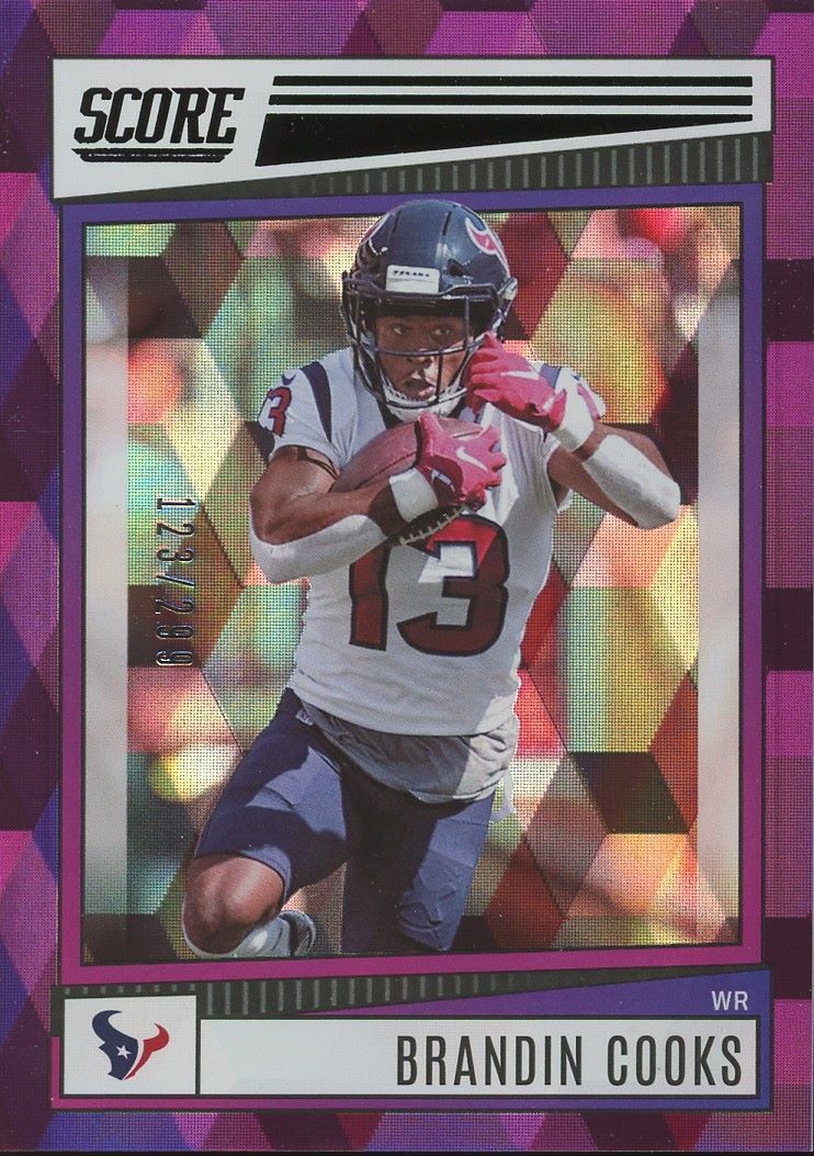 2022 Panini Score Brandin Cooks Purple #/299 #1