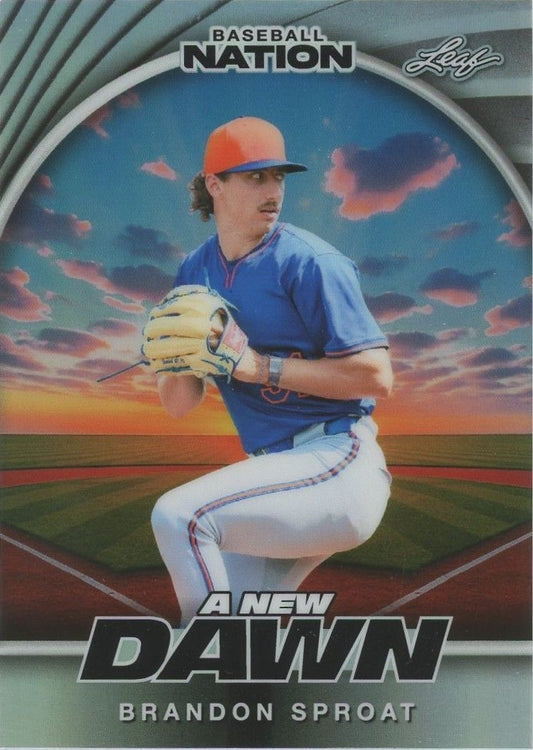 Brandon Sproat 2025 Leaf Baseball Nation A New Dawn #1/15 #NB-11