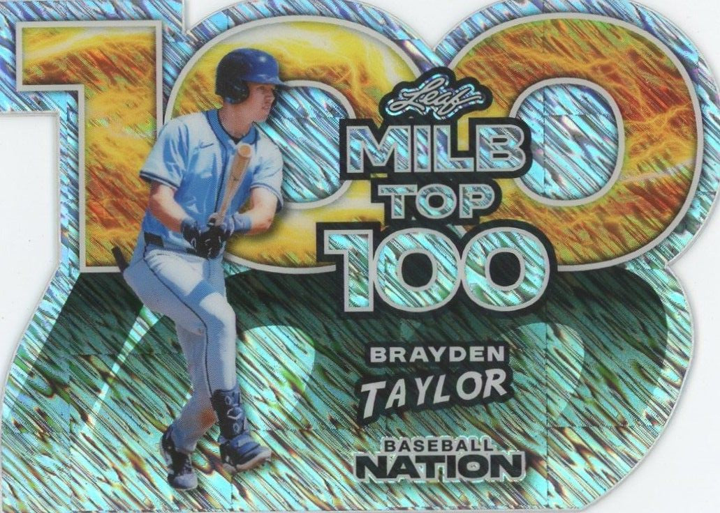 Brayden Taylor 2025 Leaf Baseball Nation MILB Top 100 #11/15 #MB-9