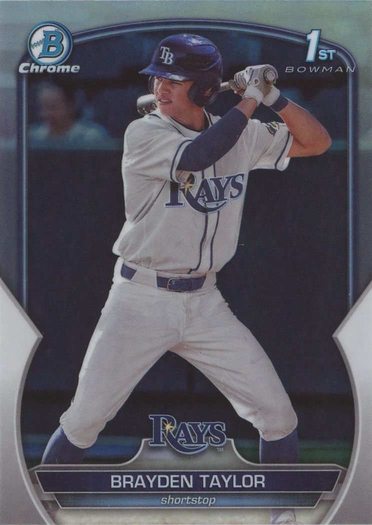 2023 Bowman Draft Chrome Brayden Taylor 1st Refractor #BDC-60