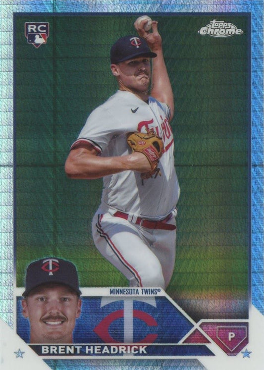 2023 Chrome Update Brent Headrick Prism Refractor Rookie #USC188