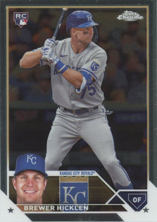 2023 Topps Chrome Update Brewer Hicklen Rookie #USC89