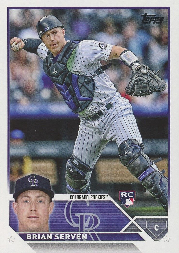 2023 Topps Series 1 Brian Serven Rookie #41