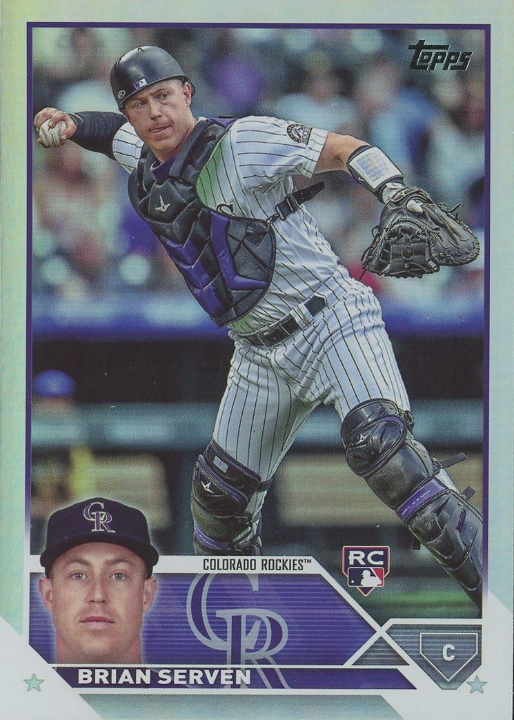 2023 Topps Brian Serven Silver Foil Rookie #41