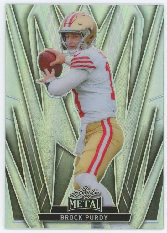 2024 Leaf Metal Football Brock Purdy #16 San Francisco 49ers