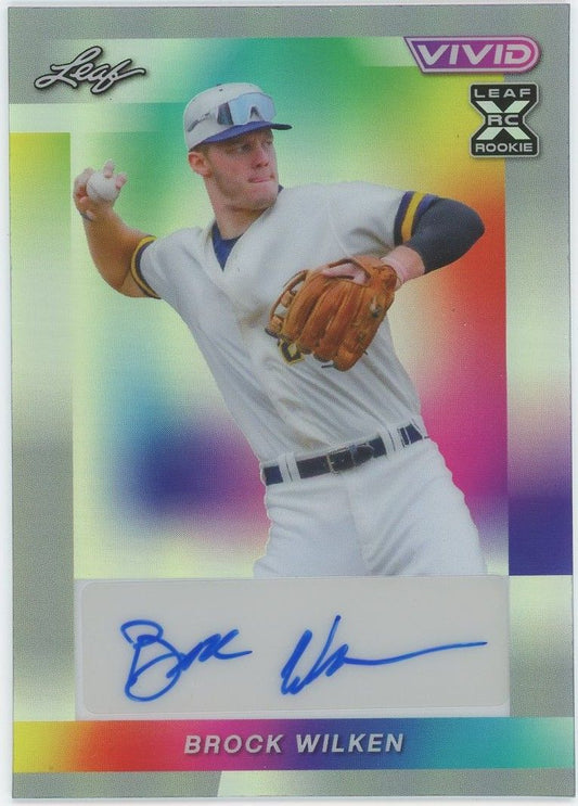 2023 Leaf Vivid Baseball Brock Wilken XRC Auto #1/9 #BA-BW1