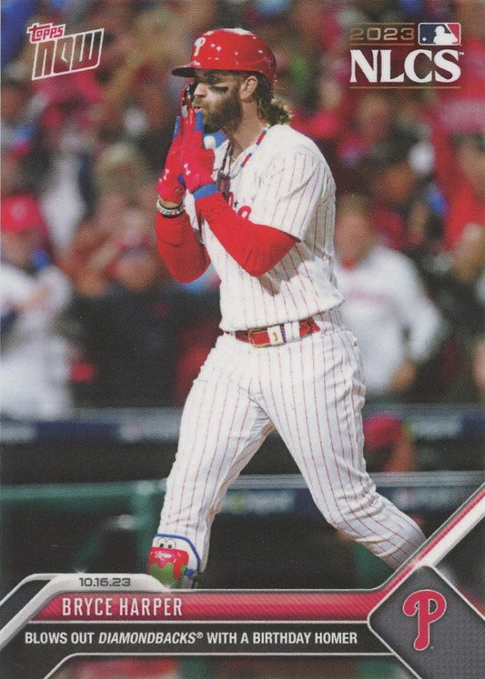 2023 Topps Now Bryce Harper NLCS Birthday Homer #1008