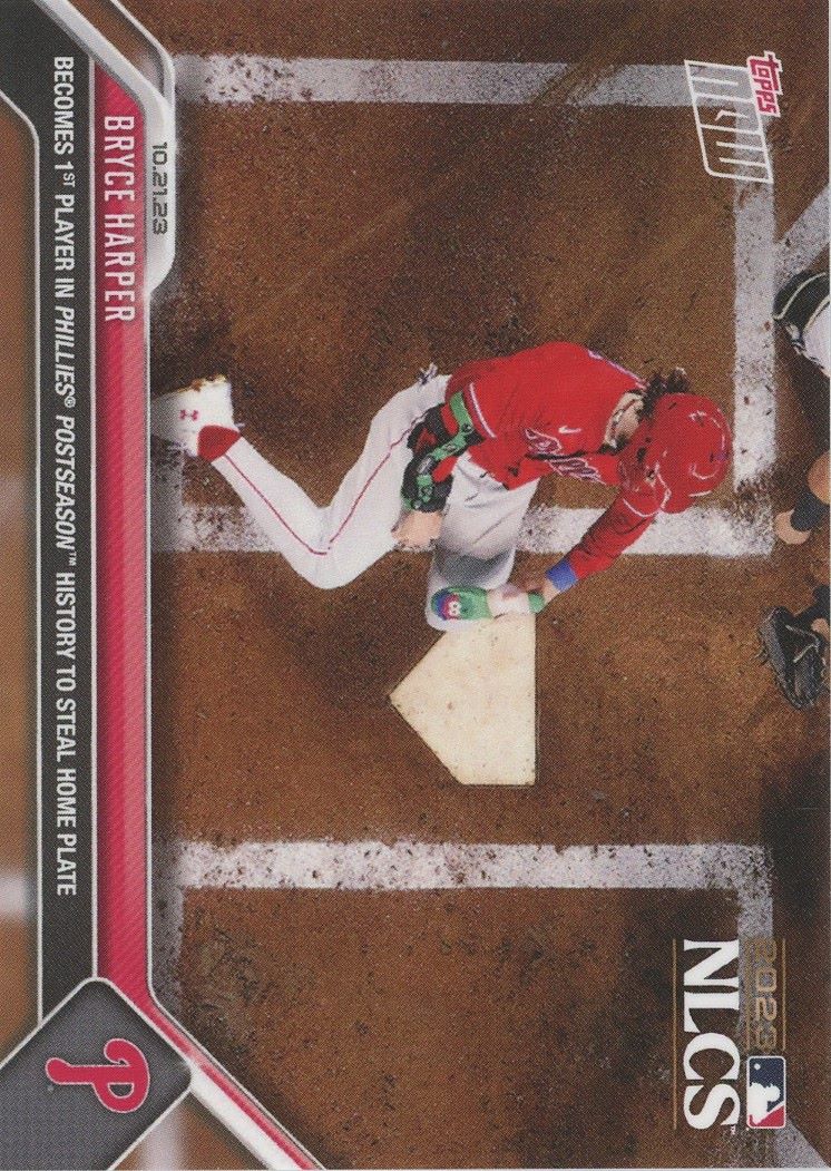 2023 Topps Now Bryce Harper Steals Home NLCS #1031