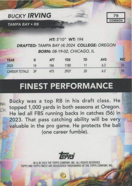Bucky Irving 2024 Topps Finest Rookie #79