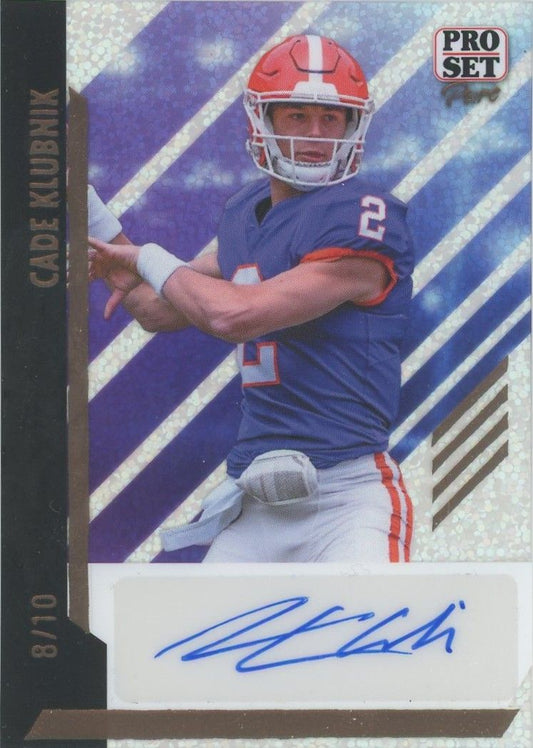 Cade Klubnik 2024 Leaf Pro Set Pure Gold Sparkle Auto #8/10 #BA-CK1