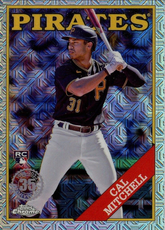 2023 Topps Series 1 Cal Mitchell Silver Mojo Rookie #T88C-64