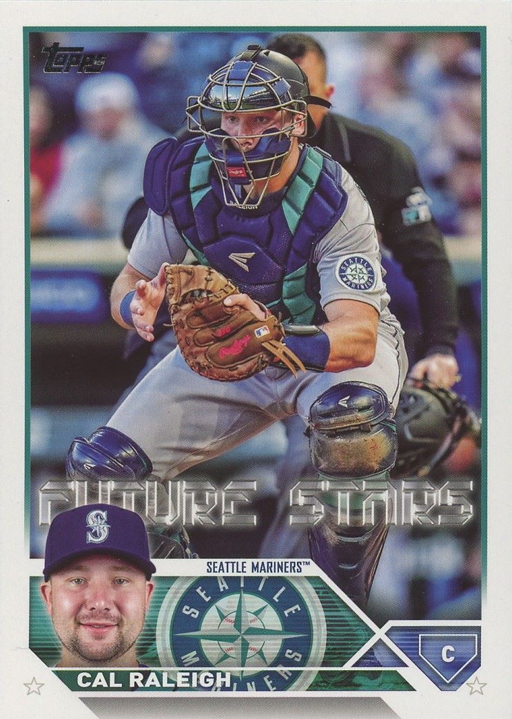 2023 Topps Series 1 Cal Raleigh Rookie #160