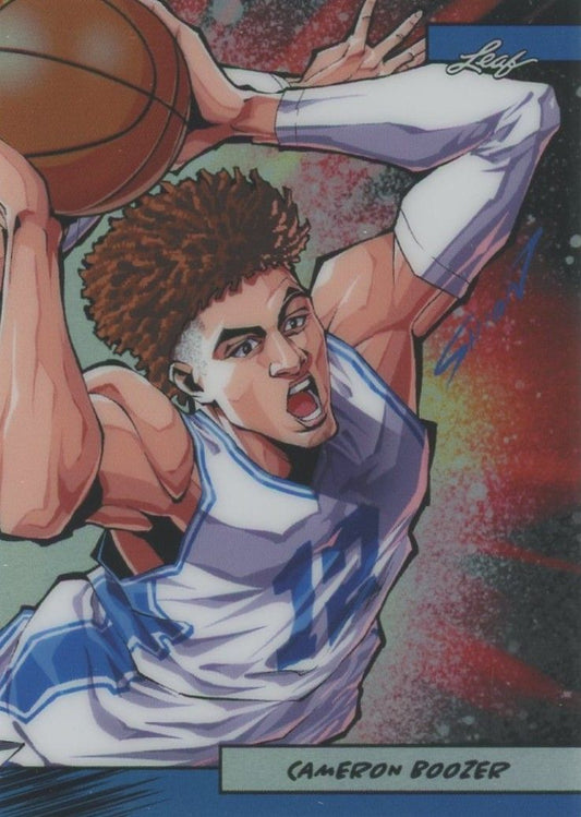 Cameron Boozer 2025 Leaf Anime Nation #70/75 Blue RC #AN2B-51