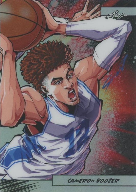 Cameron Boozer 2025 Leaf Anime Nation #84/99 Silver RC #AN2B-51