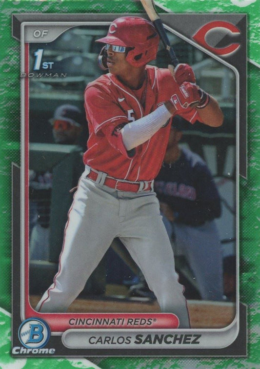 2024 Bowman Chrome Carlos Sanchez Lunar Glow #BCP-25