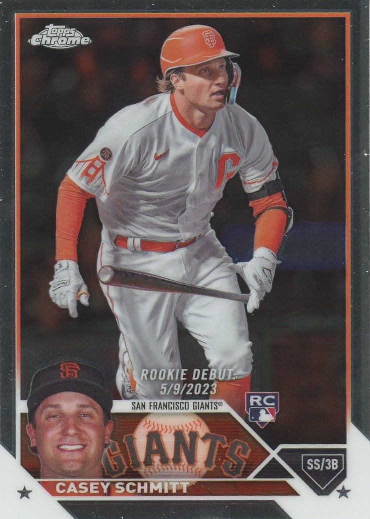 2023 Topps Chrome Update Casey Schmitt Rookie #USC134