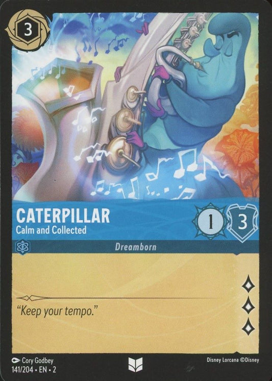 Disney Lorcana: Rise of Floodborn Caterpillar Calm and Collected #141 Uncommon