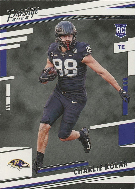 2022 Panini Prestige Charlie Kolar Rookie #382