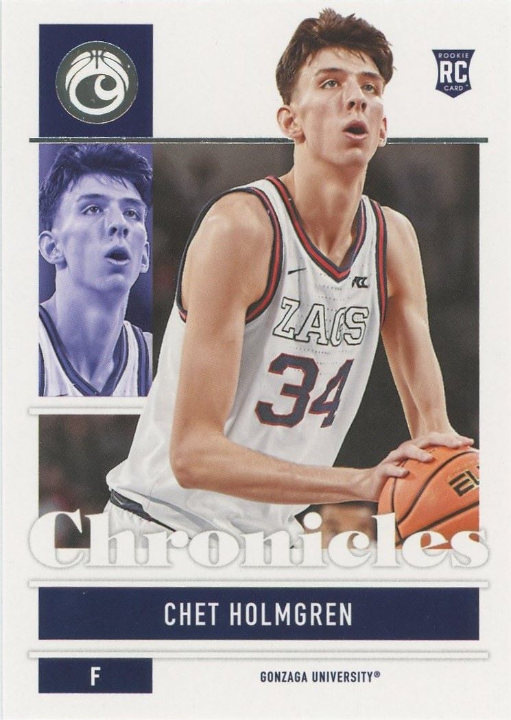 2022 Panini Chronicles Chet Holmgren Draft Picks Rookie #1