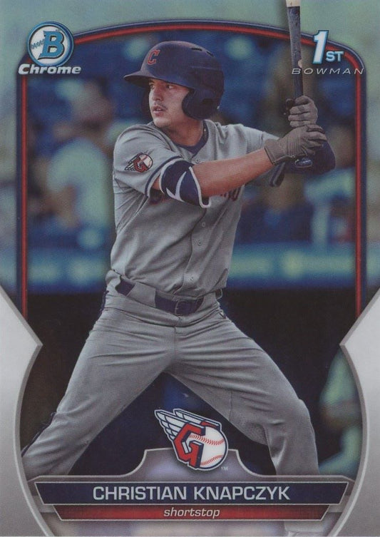 2023 Bowman Draft Chrome Christian Knapczyk 1st Bowman Refractor #BDC-180