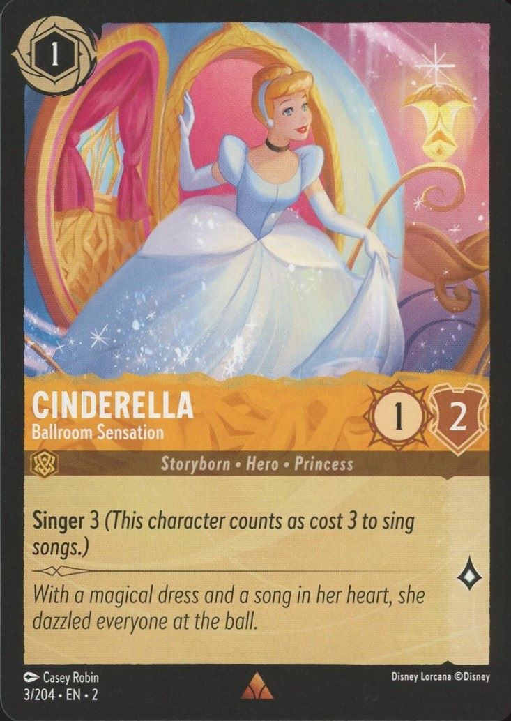 Disney Lorcana: Floodborn Cinderella Ballroom Sensation Rare #3