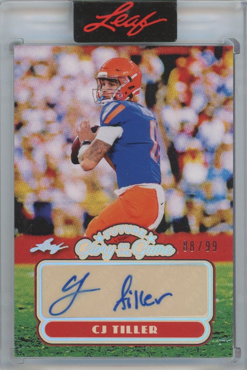 2025 Leaf Glory Of The Game CJ Tiller Future Auto #88/99 #FG-CJT