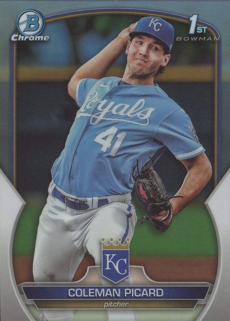 2023 Bowman Draft Chrome Coleman Picard 1st Bowman Refractor #BDC-161