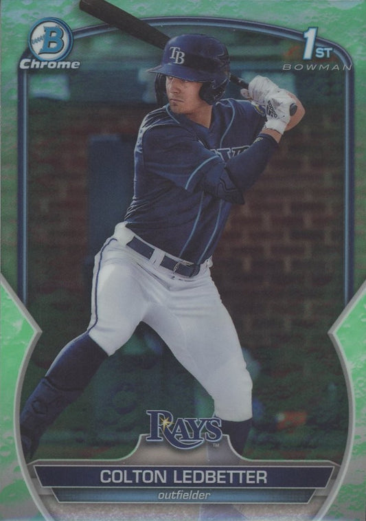 2023 Bowman Draft Colton Ledbetter Lunar Glow Refractor 1st Bowman #BDC-34