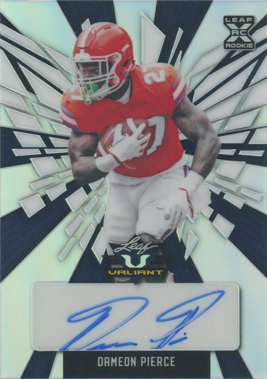 Dameon Pierce 2022 Leaf Valiant Black Auto RC #8/20 #BA-DP2